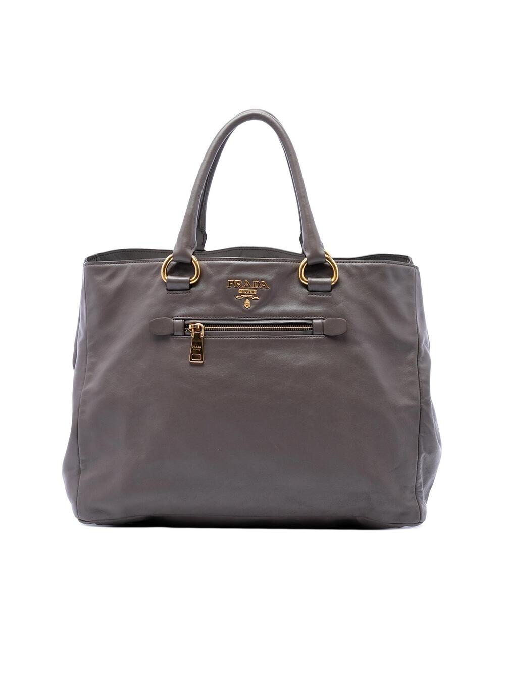 Prada Soft Calf Front Zip Open #347695P56B